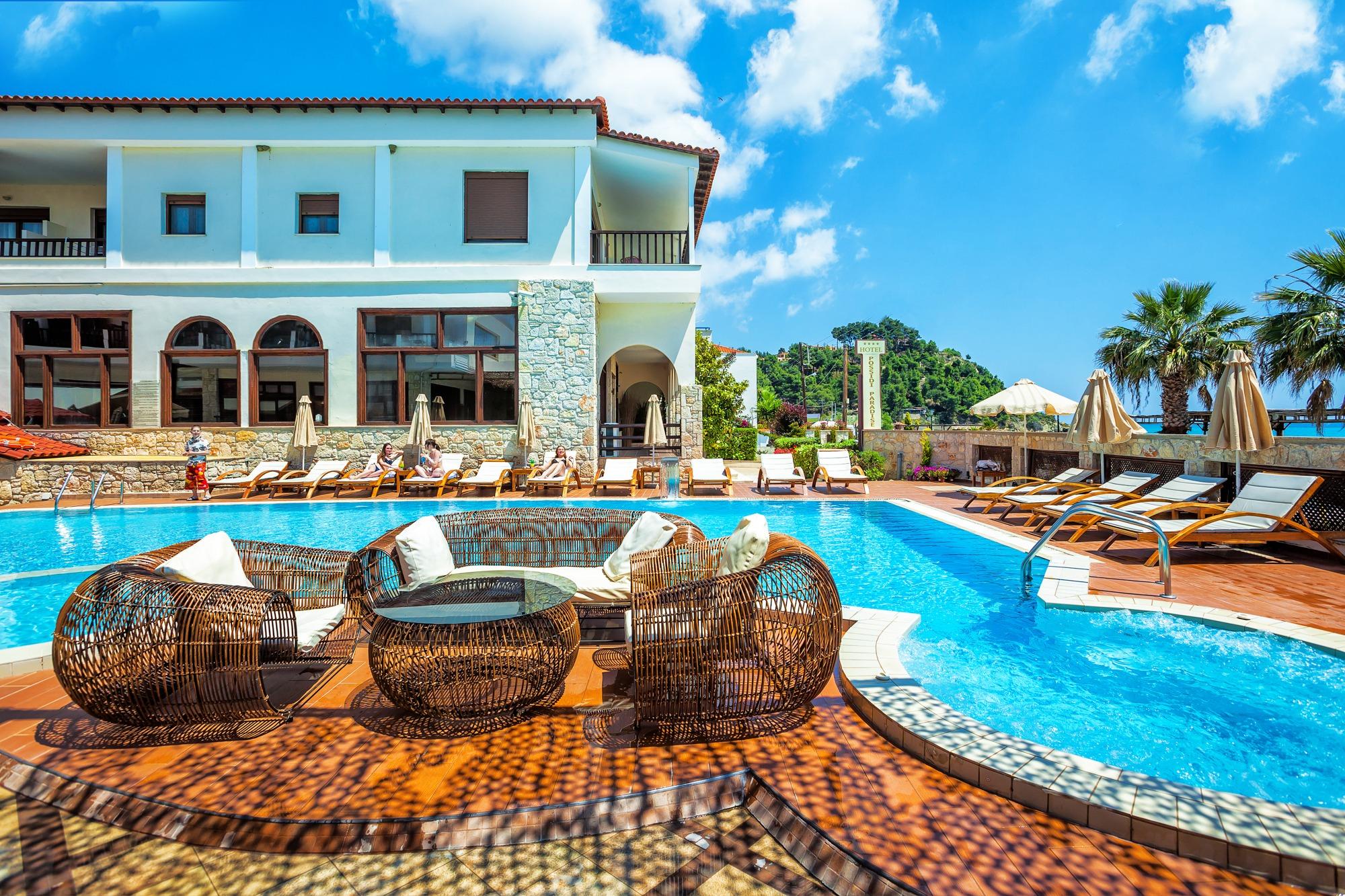 Xenios Possidi Paradise Hotel Bagian luar foto